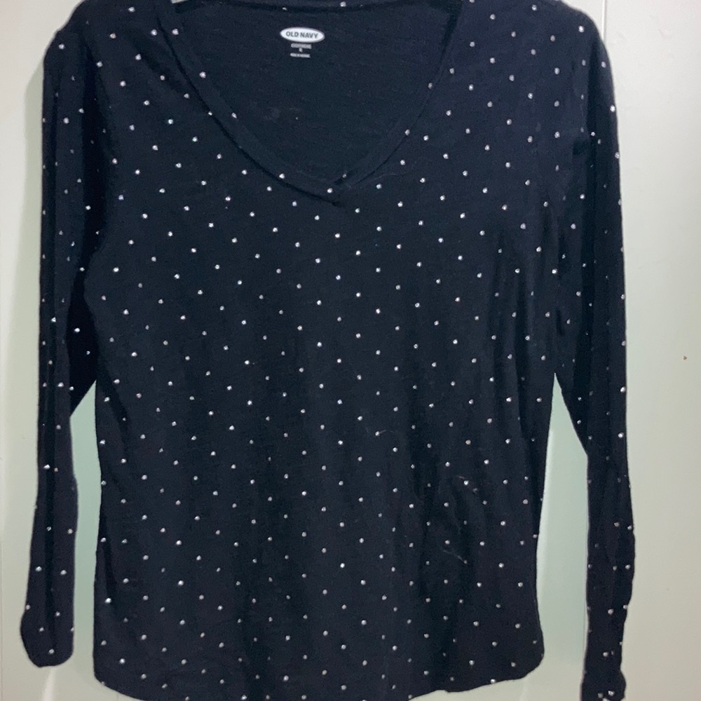 (Old navy) black w silver accented